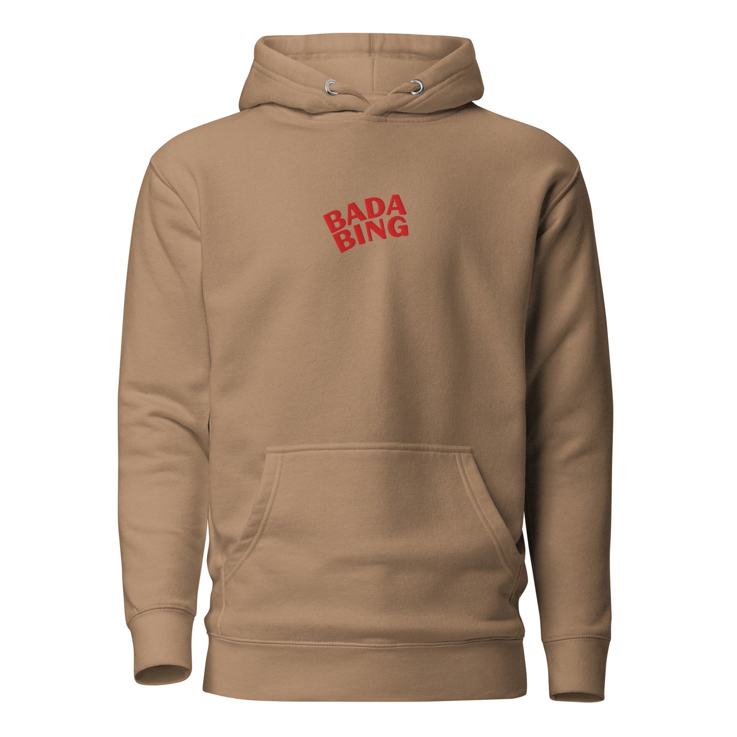 The Bing Embroidered Cotton Hoodie Centre Embroidery