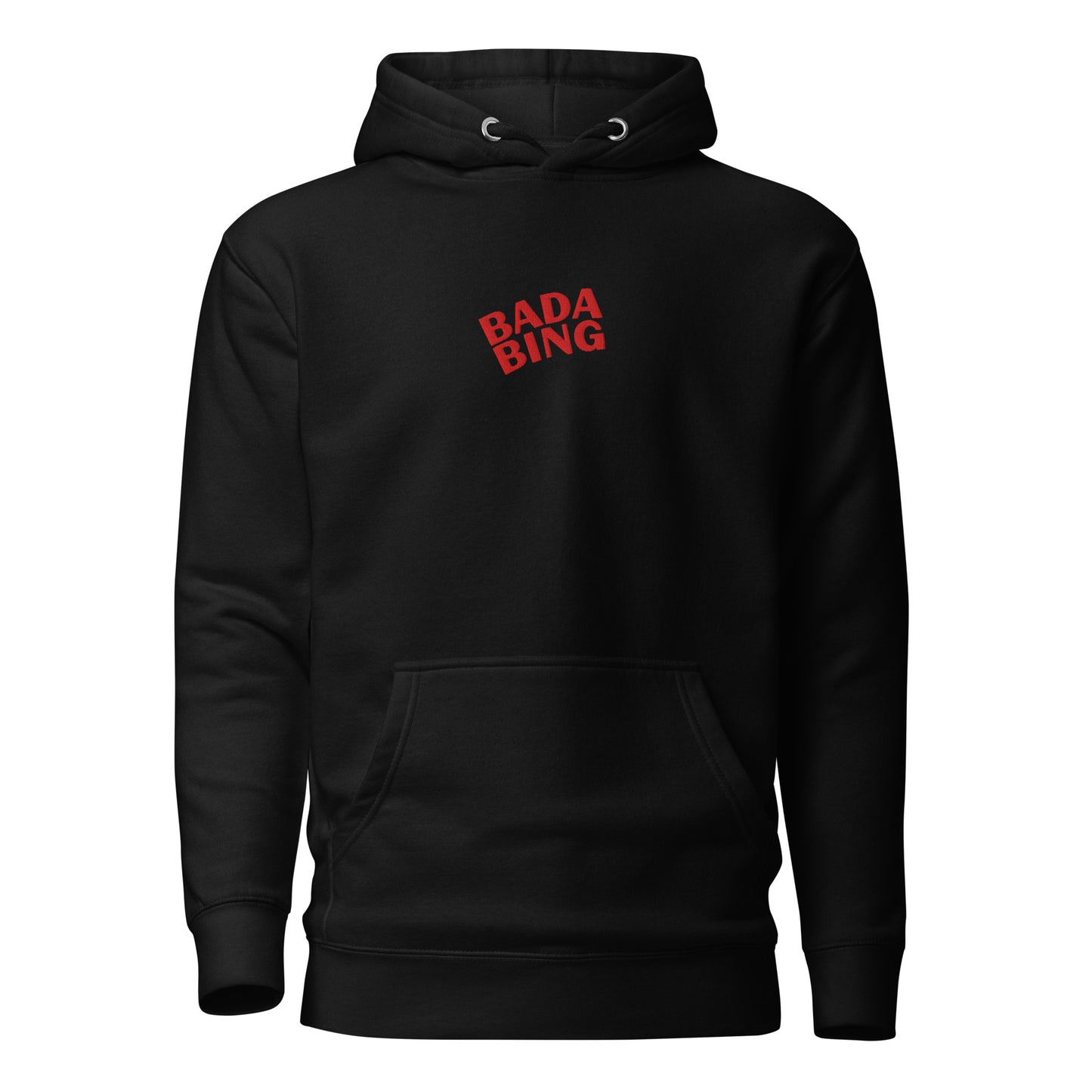 The Bing Embroidered Cotton Hoodie Centre Embroidery