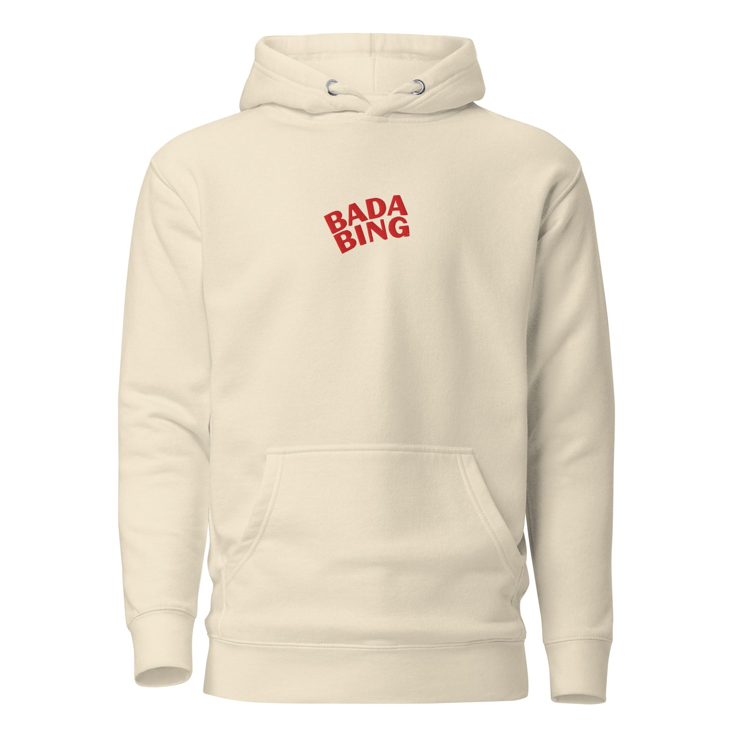 The Bing Embroidered Cotton Hoodie Centre Embroidery