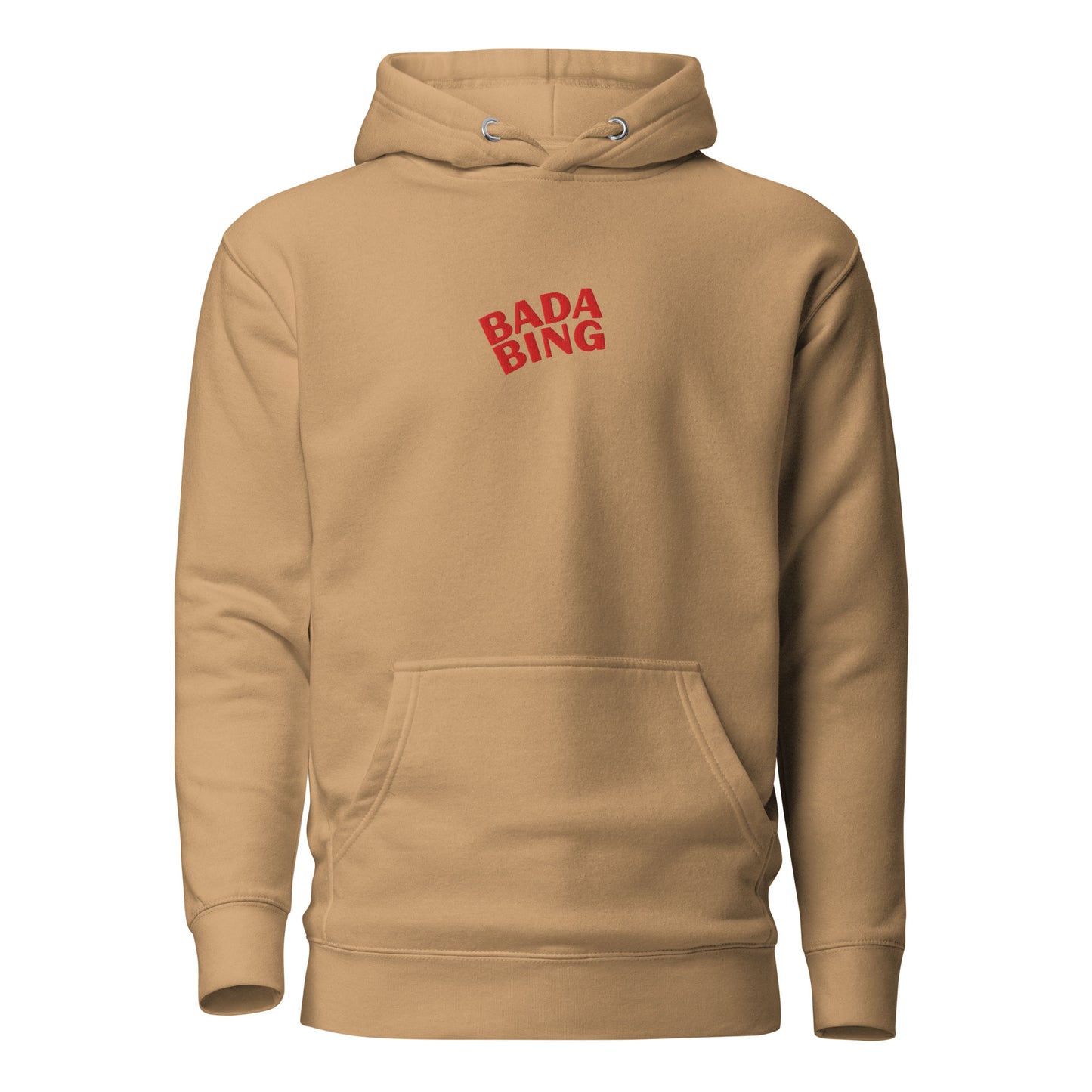 The Bing Embroidered Cotton Hoodie Centre Embroidery