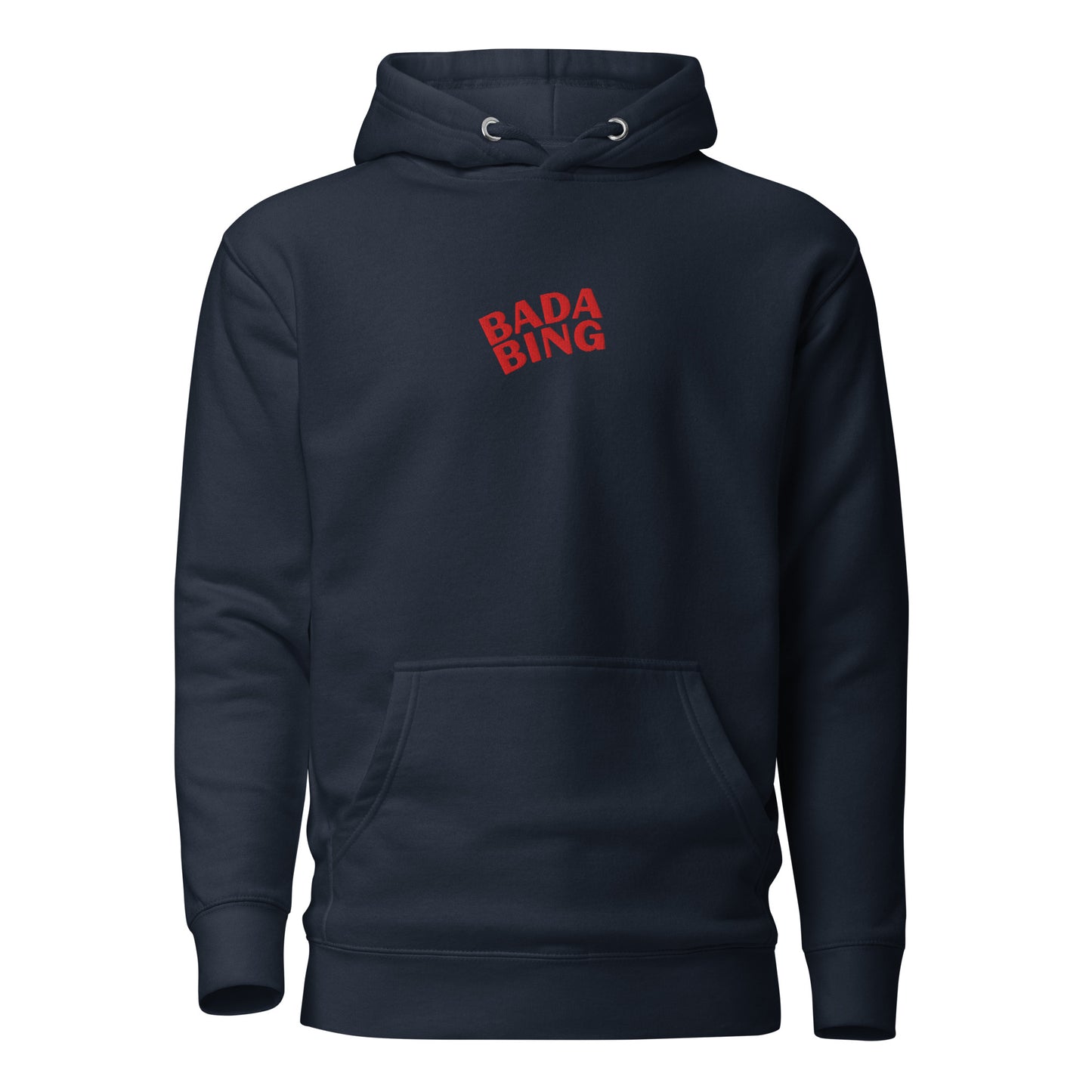 The Bing Embroidered Cotton Hoodie Centre Embroidery
