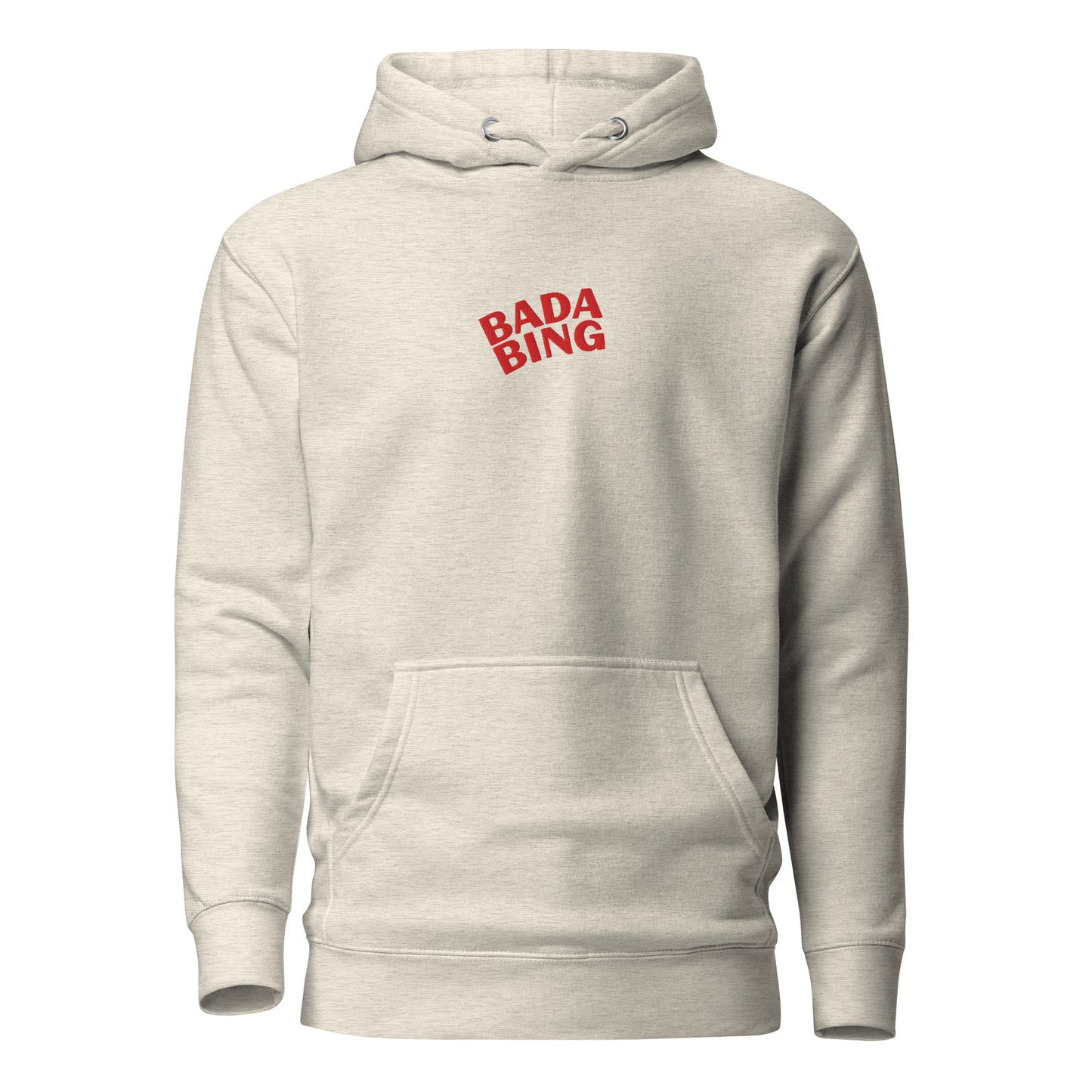 The Bing Embroidered Cotton Hoodie Centre Embroidery