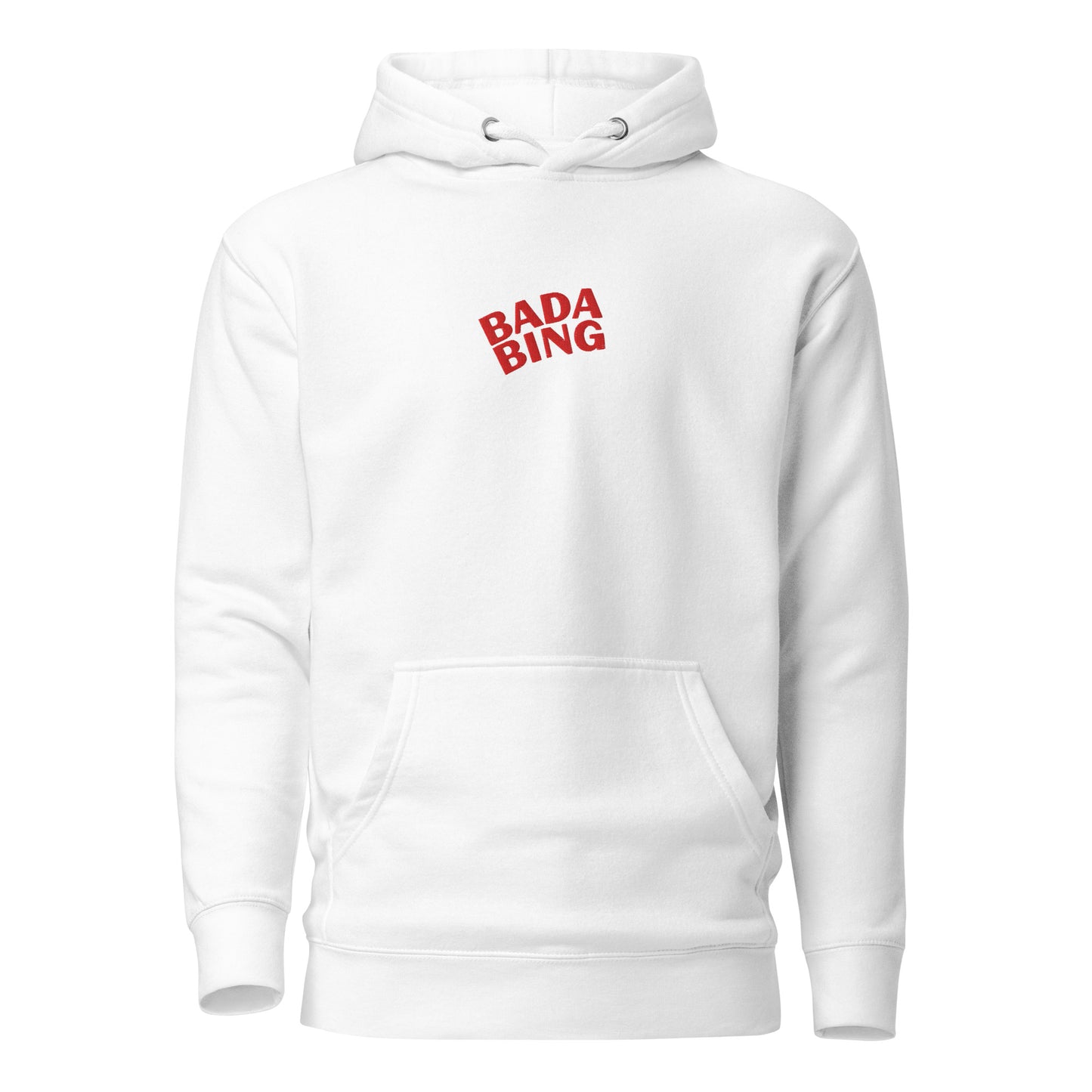 The Bing Embroidered Cotton Hoodie Centre Embroidery