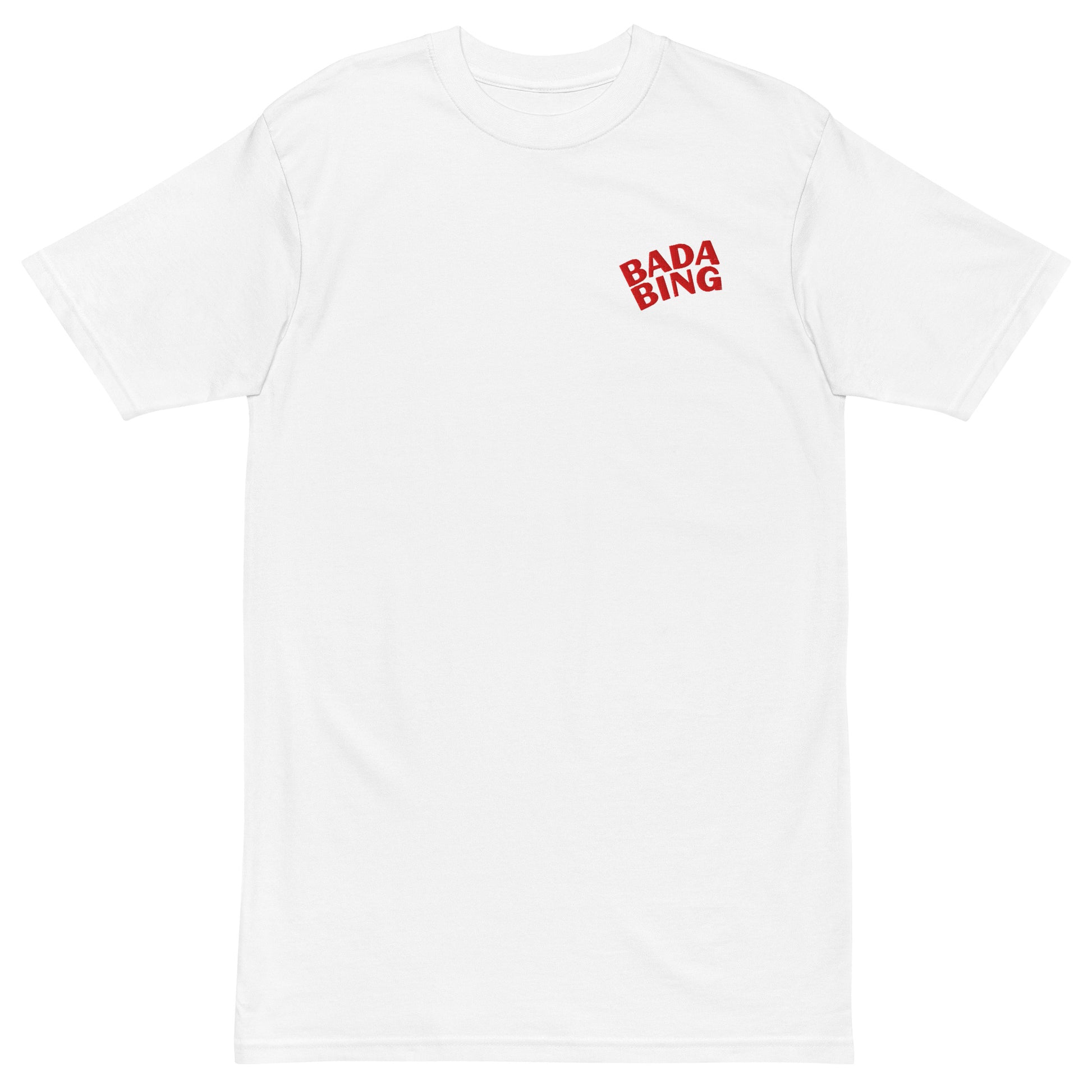 Bada Bing embroidered heavyweight cotton t-shirt in white